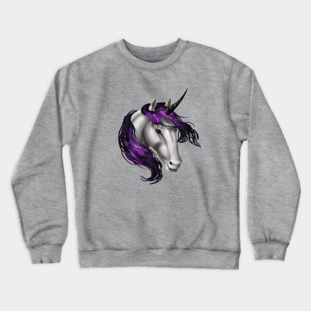 Galaxy Unicorn Crewneck Sweatshirt by FalconArt